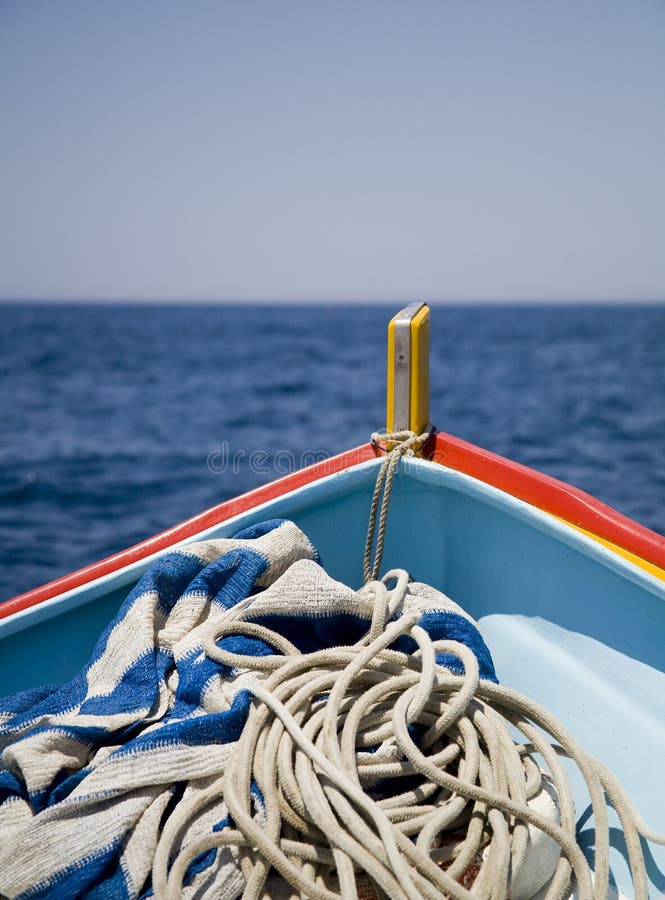 Boat and sea