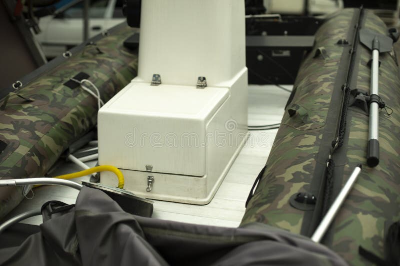 Boat with Seat. Inflatable Boat Stock Photo Image of recreation