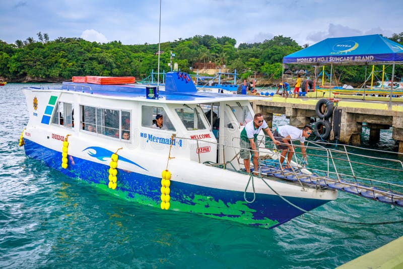 Boat To Boracay at Caticlan Jetty Port Editorial Photo Image of
