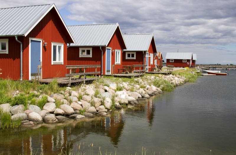 boathouse Sweden obraz royalty free boathouse Sweden obraz royalty free