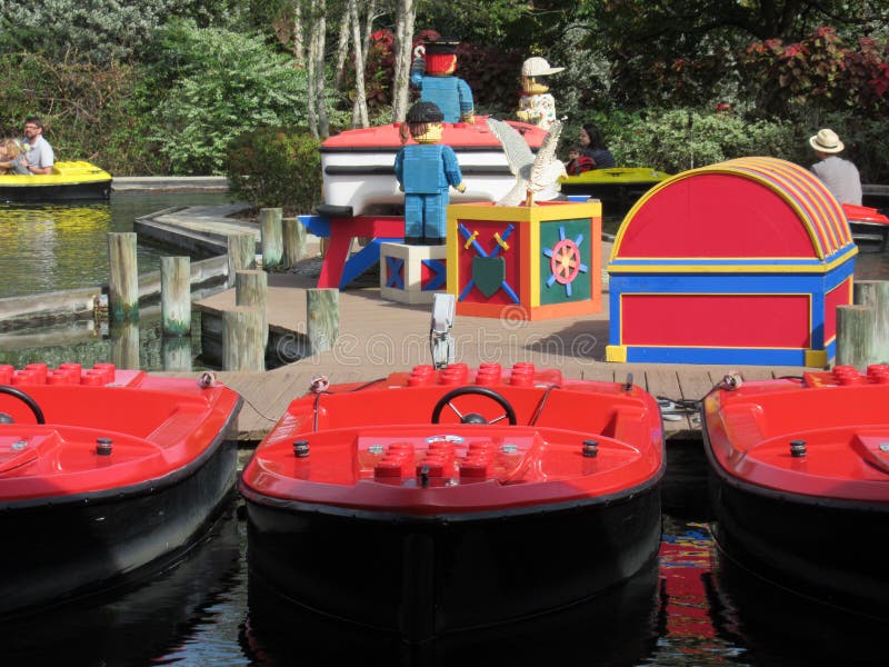 Boating School at Legoland Theme Park in Winter Haven, Florida