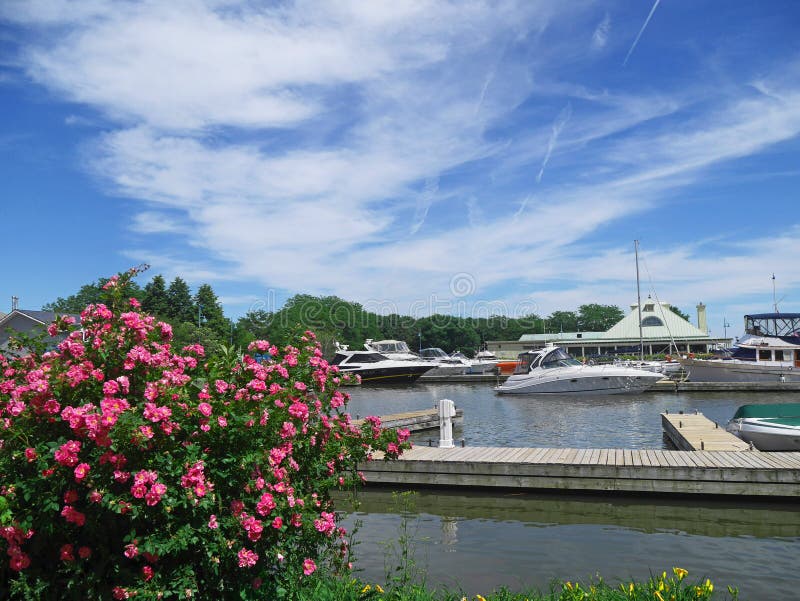 Boats docked in marina stock photography Boats docked in marina stock photography