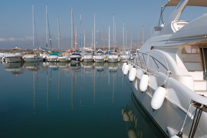 Boats in harbour