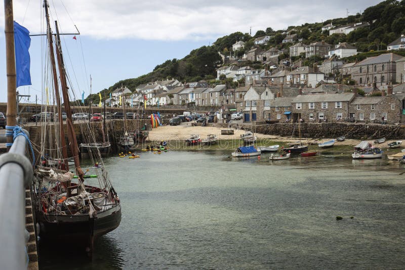 Mousehole Cornwall England UK Cornish Fishing Village Stock Image