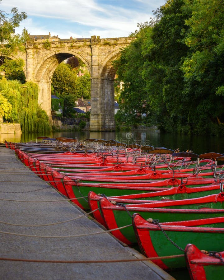 Rowing boats at Knaresborough