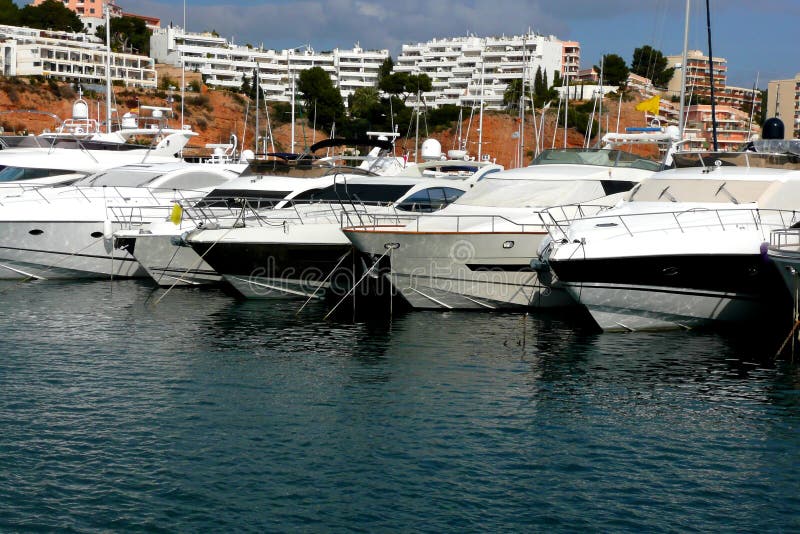 Boats In A Marina Picture. Image 4346361