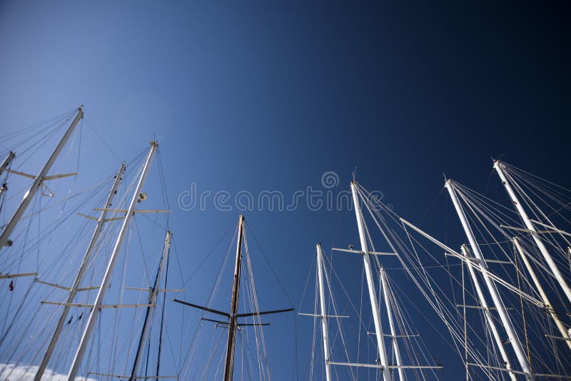 Boats masts