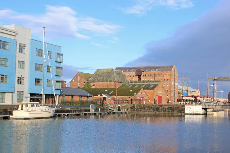 Gloucester Docks Canal Basin Stock Image Image of quay, victorian