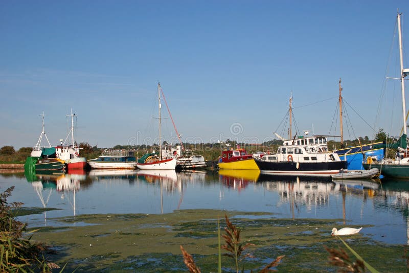 Boats on River Exe