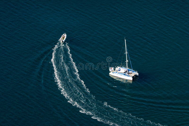 Boats in the sea