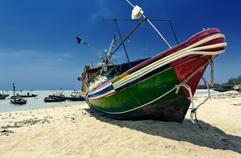 Boats on the sea