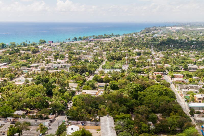 Boca Chica town in Dominican Republic