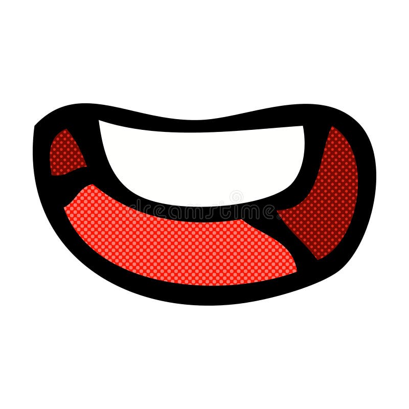 Boca Feliz De La Historieta Comica Stock De Ilustracion Ilustracion De Historieta Boca 52942536