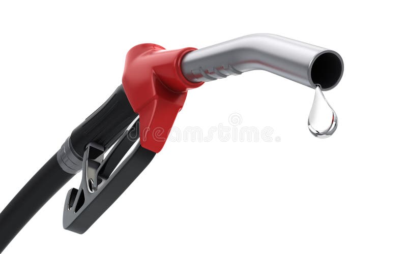 Bico de bomba de gasolina ilustração royalty free