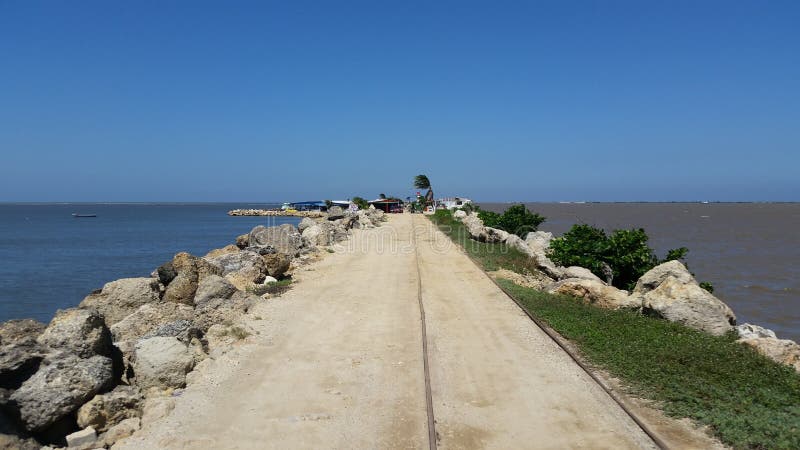 Bocas de Ceniza Magdalena river flows into the Caribbean sea 2