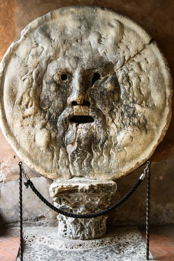 Bocca della Verità, Rome, Italië stock fotografie