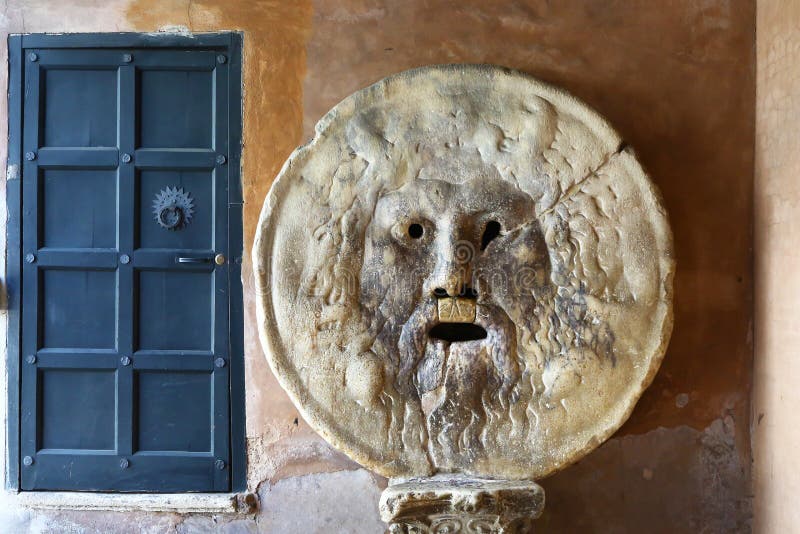 Bocca della Verità in Rome royalty-vrije stock foto