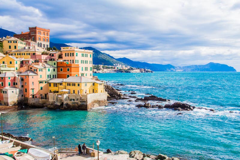 Boccadasse, a District of Genoa in Italy Stock Image Image of outside