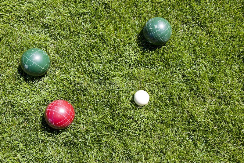 Bocce ball stock image. Image of tournament, loss, backyard 624265