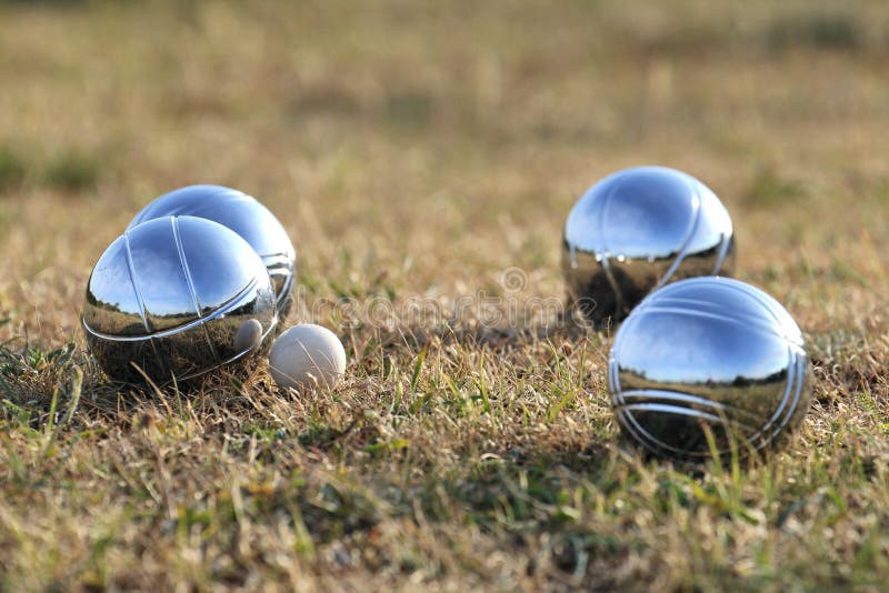 Bocce balls stock photo. Image of outdoors, boccia, nature 65264018