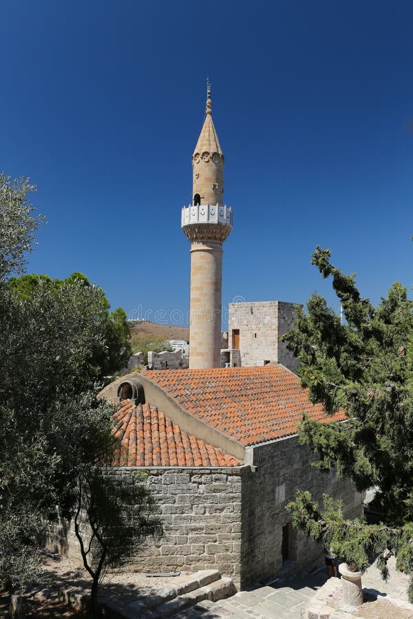 Bodrum Castle Mosque, Mugla, Turkey Stock Image Image of exterior, mosque 195051813