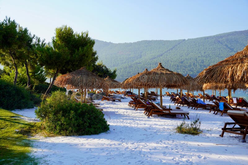 Bodrum, Turkey - August, 2020 Tropical Beach Panorama As Summer ...