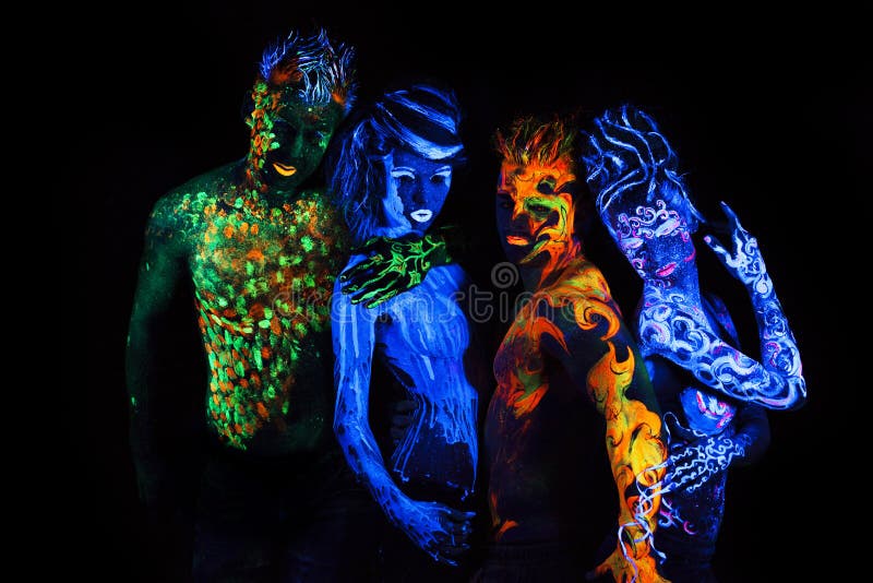Body art glowing stock image. Image of glowing, beautiful 45880613