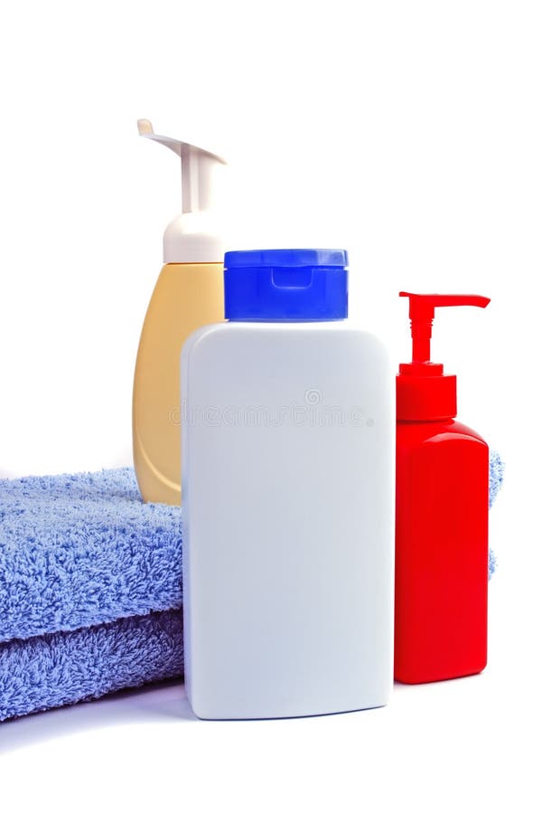 Body care products stock image. Image of clean, bathing 8685463