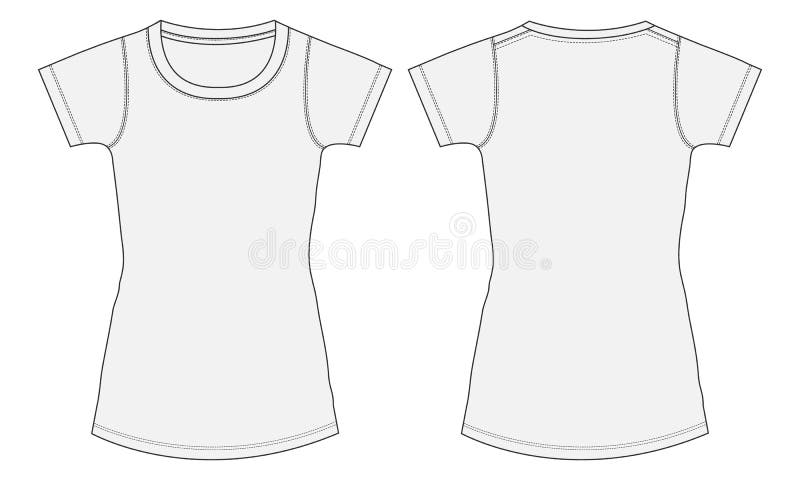 Ladies Shorts Pant Fashion Flat Sketch Vector Illustration Template ...