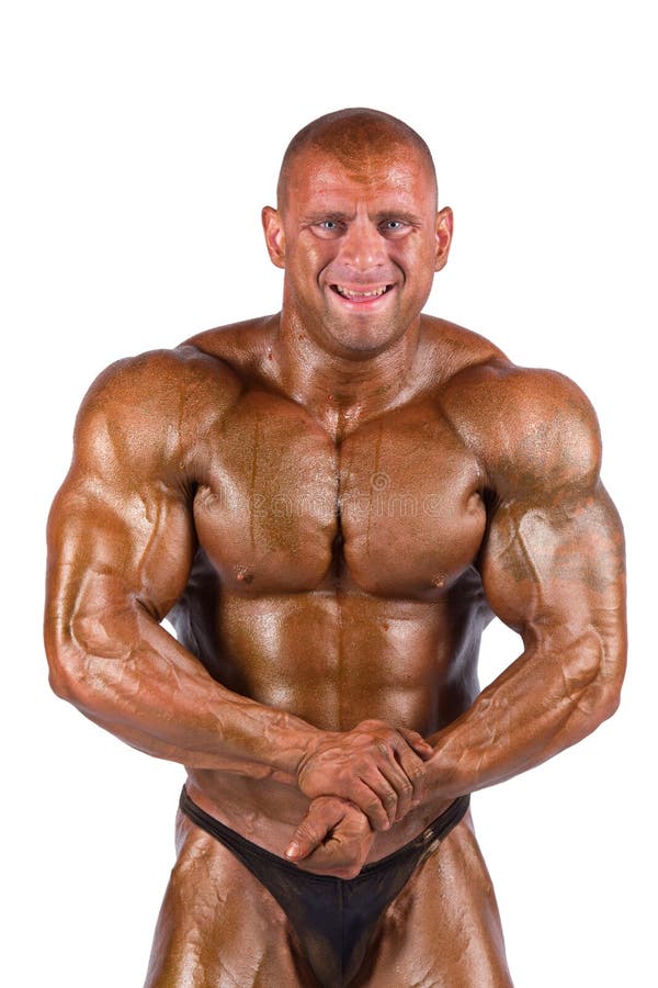 Bodybuilder flexing stock photo. Image of abdoman, bodybuilding 21720030