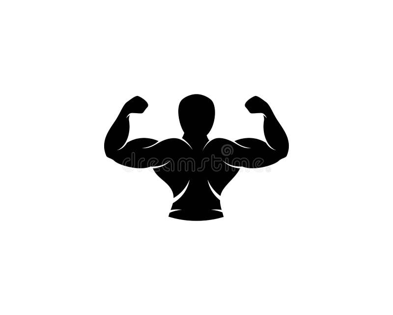 Bodybuilder logo stock illustration. Illustration of health - 132594027