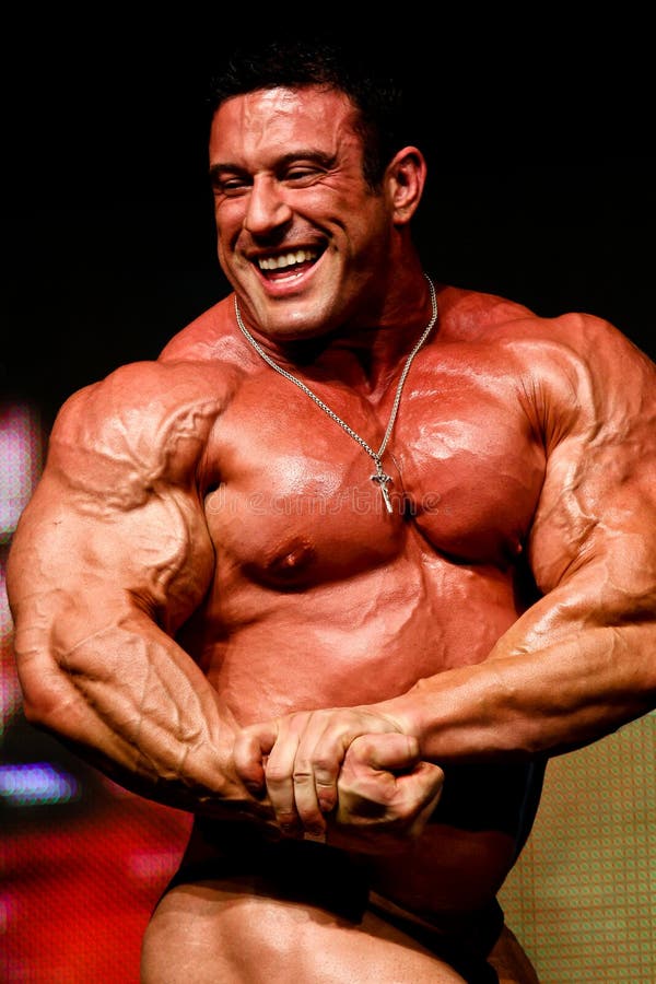 Bodybuilder posing editorial stock photo. Image of figure - 29746758