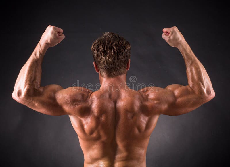 Woman bodybuilder back Stock Photo by ©fxquadro 43739735