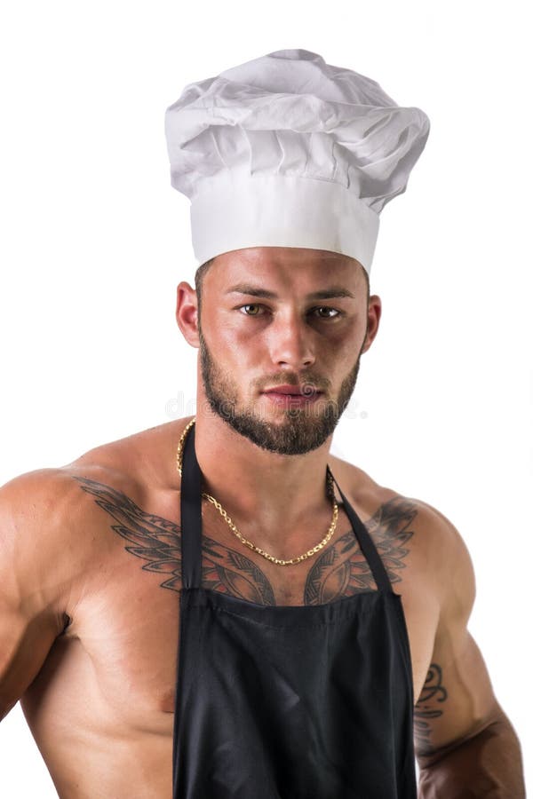 Naakte Mannelijke Bodybuilder Verbergende Bifurcatie Met Amerikaanse