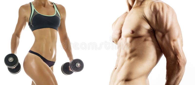 bodybuilding Uomo forte e una donna