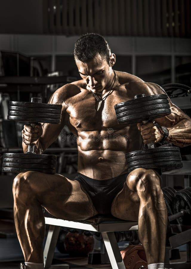 Bodybuilding stock photo. Image of athletics, hardy, bells - 60065784