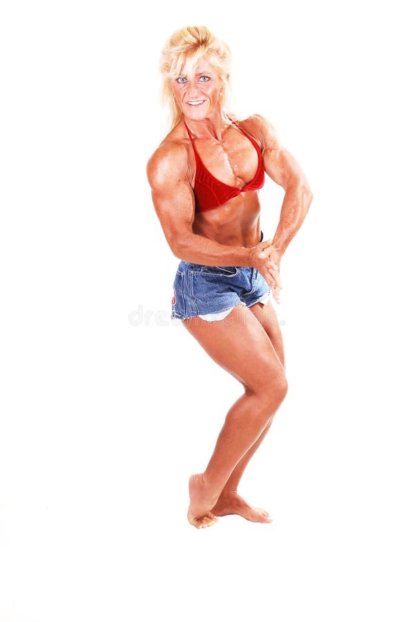 Bodybuilding woman.