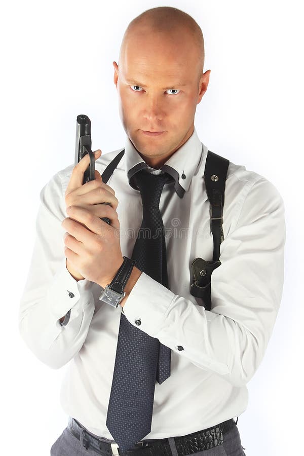 Bodyguard stock image. Image of handgun, adult, fashion - 21431855