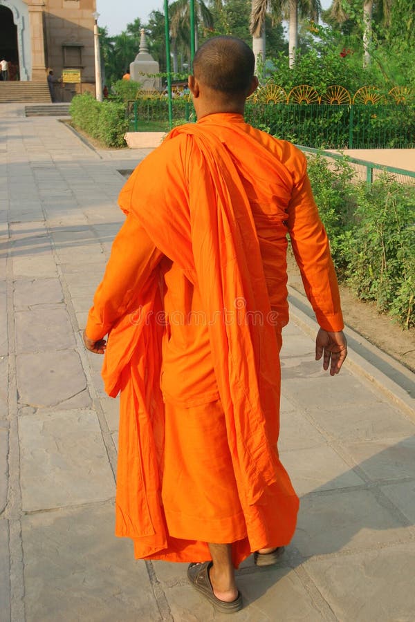 Boeddhistische monnik royalty-vrije stock afbeelding