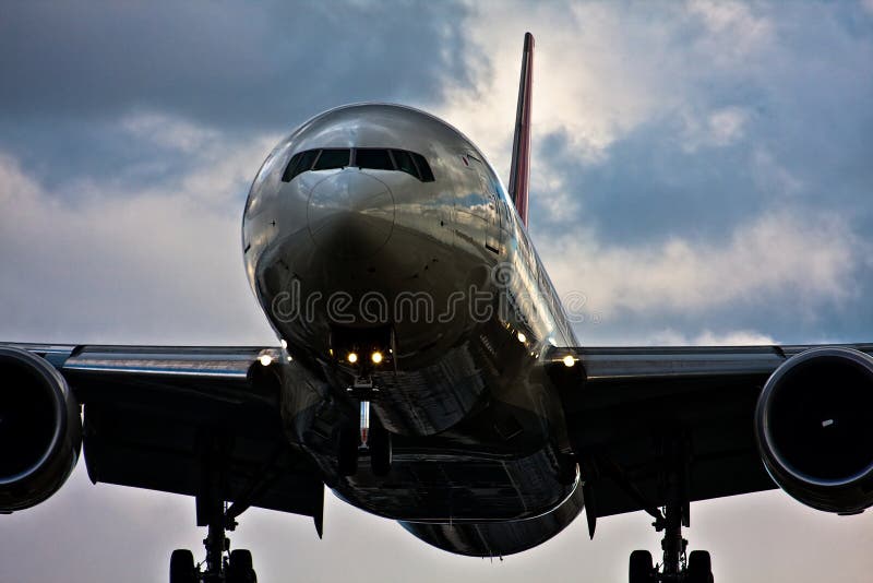 Boeing 767 At Itami AIRPORT royalty free stock photo