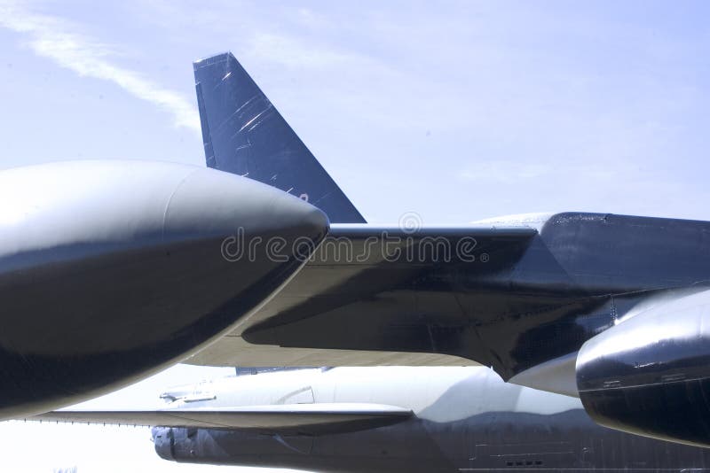 Boeing B-52D Stratofortress royalty free stock photos