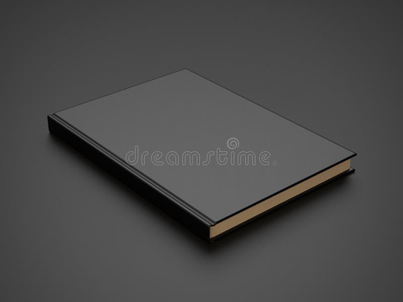 Book with black blank cover on the table. Book with black blank cover on the table