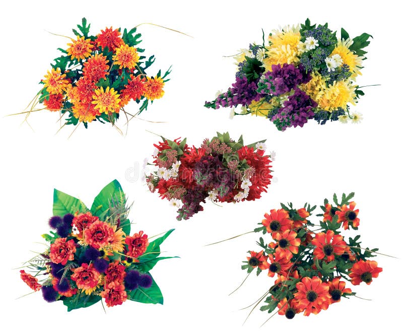 Boeket kunstbloemen royalty-vrije stock foto's