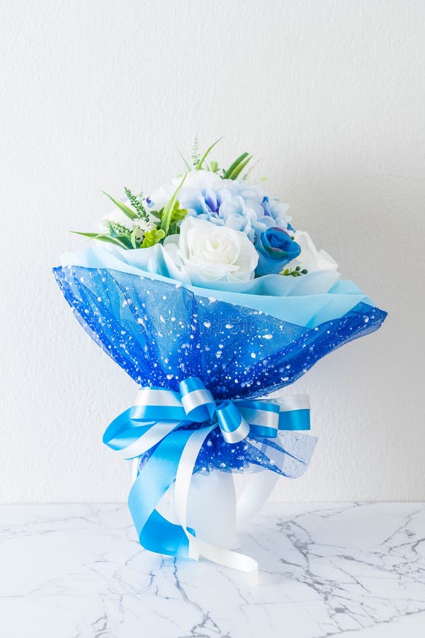 Boeket van roze bloemen stock foto's