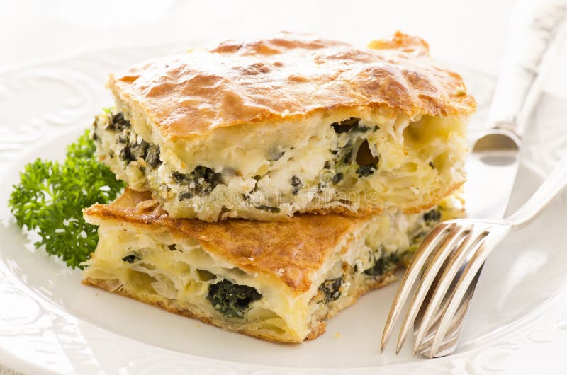 Греческий пирог с оливками