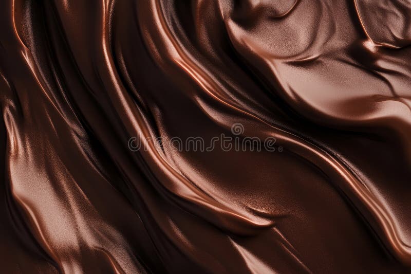 Bogate tło muzy mocha przedstawiające zryte tekstury i głębokie odcienie czekoladowo-brązowe. ai zdjęcia stock