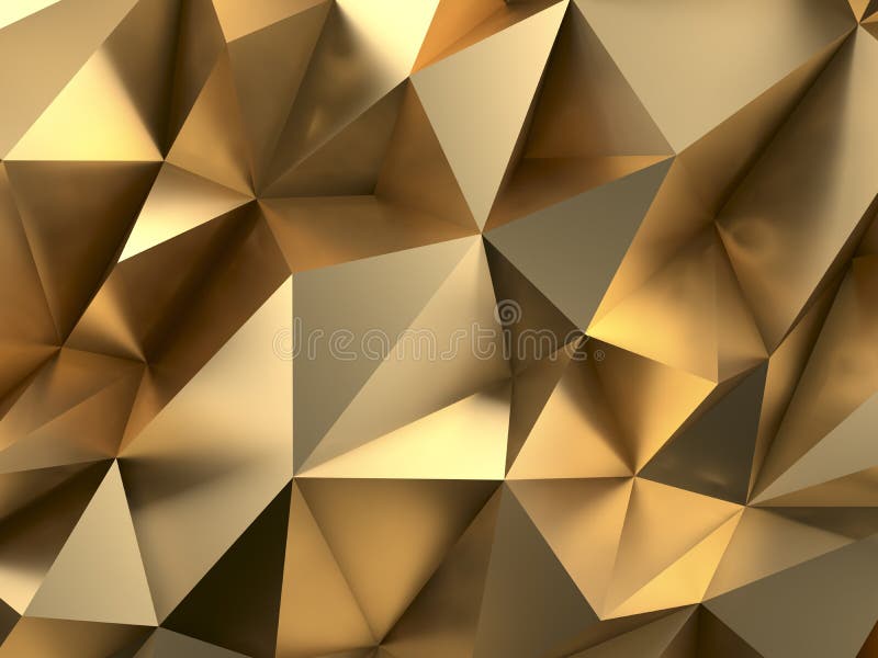 Bogaty Złocisty Abstrakcjonistyczny tła 3D rendering ilustracja wektor Bogaty Złocisty Abstrakcjonistyczny tła 3D rendering ilustracja wektor