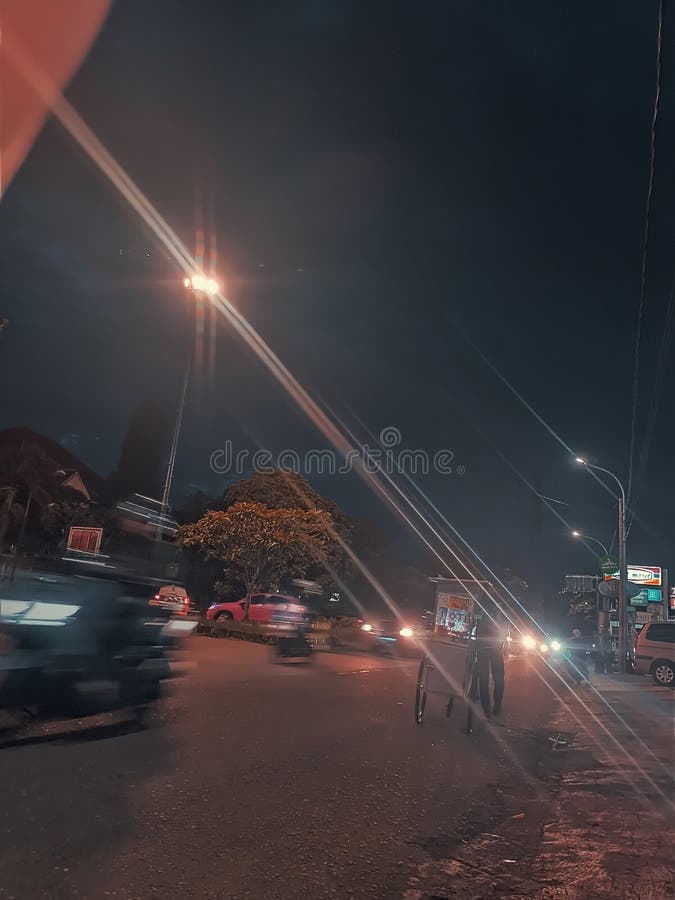 Bogor City on Friday Night after the Rain Editorial Stock Image - Image ...