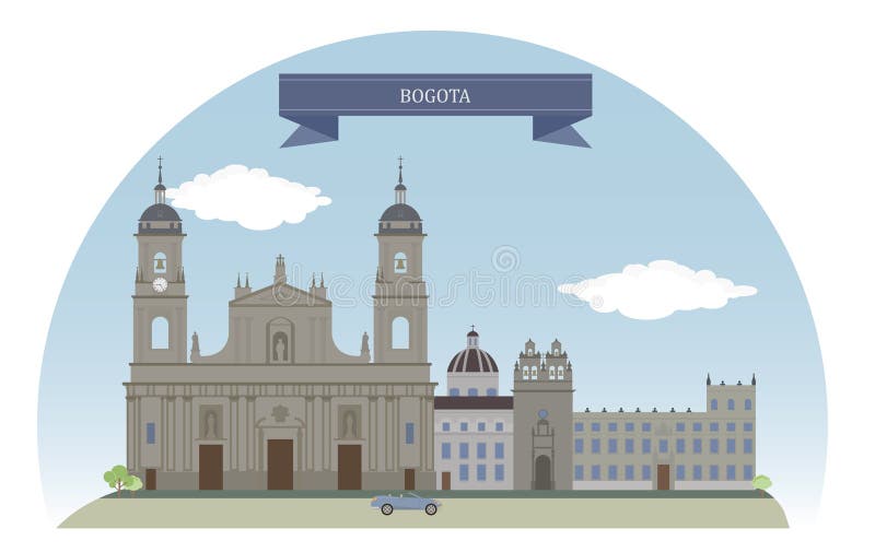 Bogota, Colombia vector illustratie Bogota, Colombia vector illustratie