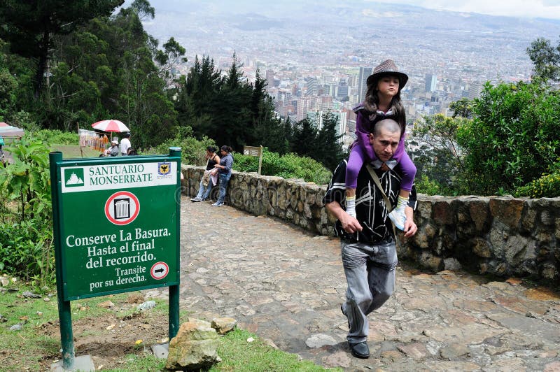 bogota monserrate royaltyfria foton bogota monserrate royaltyfria foton